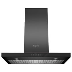 Hotpoint PHBS98CLTDK Built In Chimney Cooker Hood, Black